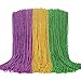 EOBOH 100PCS Mardi Gras Beads Green Purple Gold Metallic Mardi Gras Beads Necklaces Accessories Bulk Mardi Gras Carnival Beads Necklace Accessories for Parade Throws Party Decorations Supplies Favors - Image 4