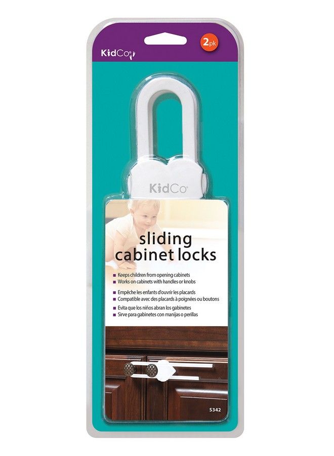 Kidco 2 Count Sliding Cabinet And Drawer Lock - Image 1