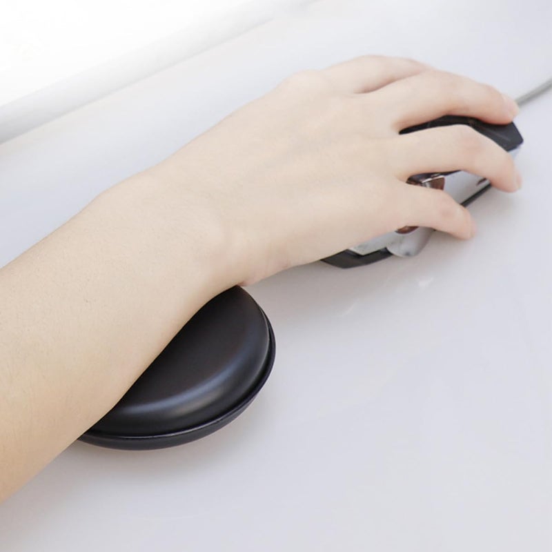 Keyboard and Mouse Wrist Rest Pad, Non-Slip Office Wrist Support Cushion for Computer and Laptop, Comfortable Hand and Elbow Relief for Gaming and Work, Black - Image 5