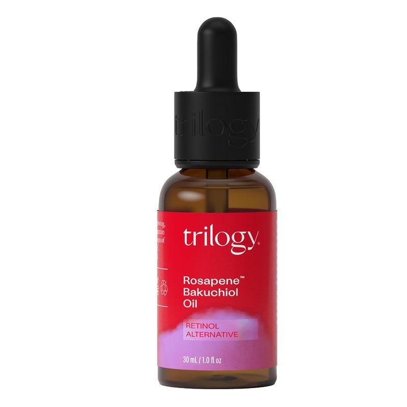 Trilogy Rosapene Bakuchiol Oil AntiAging Natural Active Blend with Rosehip Oil 10 fl oz
