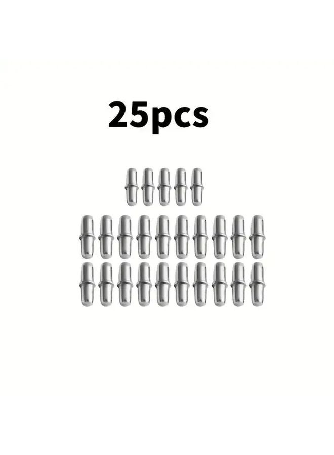 25 Pieces Durable Metal Brackets With Central Axis For Heavy Duty Support Wardrobes Cabinets Furniture - Image 1