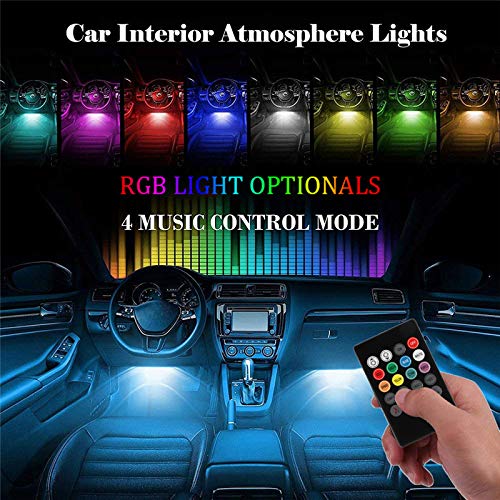 AutoBizarre 12 LED Multicolor Music Controlled Sound Activated for Car Interior Atmosphere Light (Works with All Cars) - Image 2