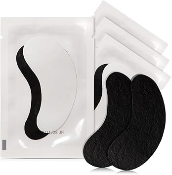 Lunamoon Eye Pads 50 Pairs Thin Hydro Gel Coated Eyelash Extension Pads with UV Protection for Eyelash Extensions Dyeing Perm Facial Treatments Makeup - Image 1