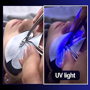 Lunamoon Eye Pads 50 Pairs Thin Hydro Gel Coated Eyelash Extension Pads with UV Protection for Eyelash Extensions Dyeing Perm Facial Treatments Makeup - Image 3