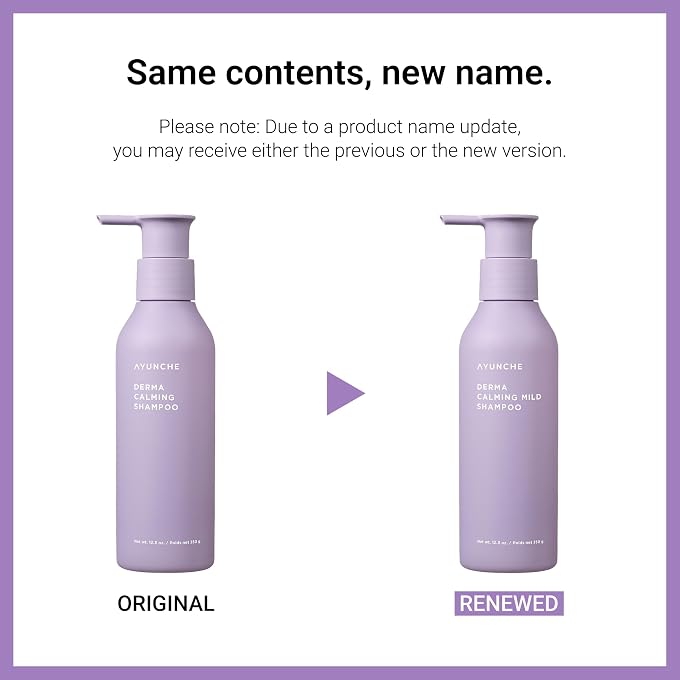 AYUNCHE Derma Calming Shampoo 11 fl. oz. [For Dry & Sensitive Scalp] | Gentle Hydrating Scalp Care | Strengthen Scalp Barrier | Vegan Shampoo | Korean Salon Brand - Image 2