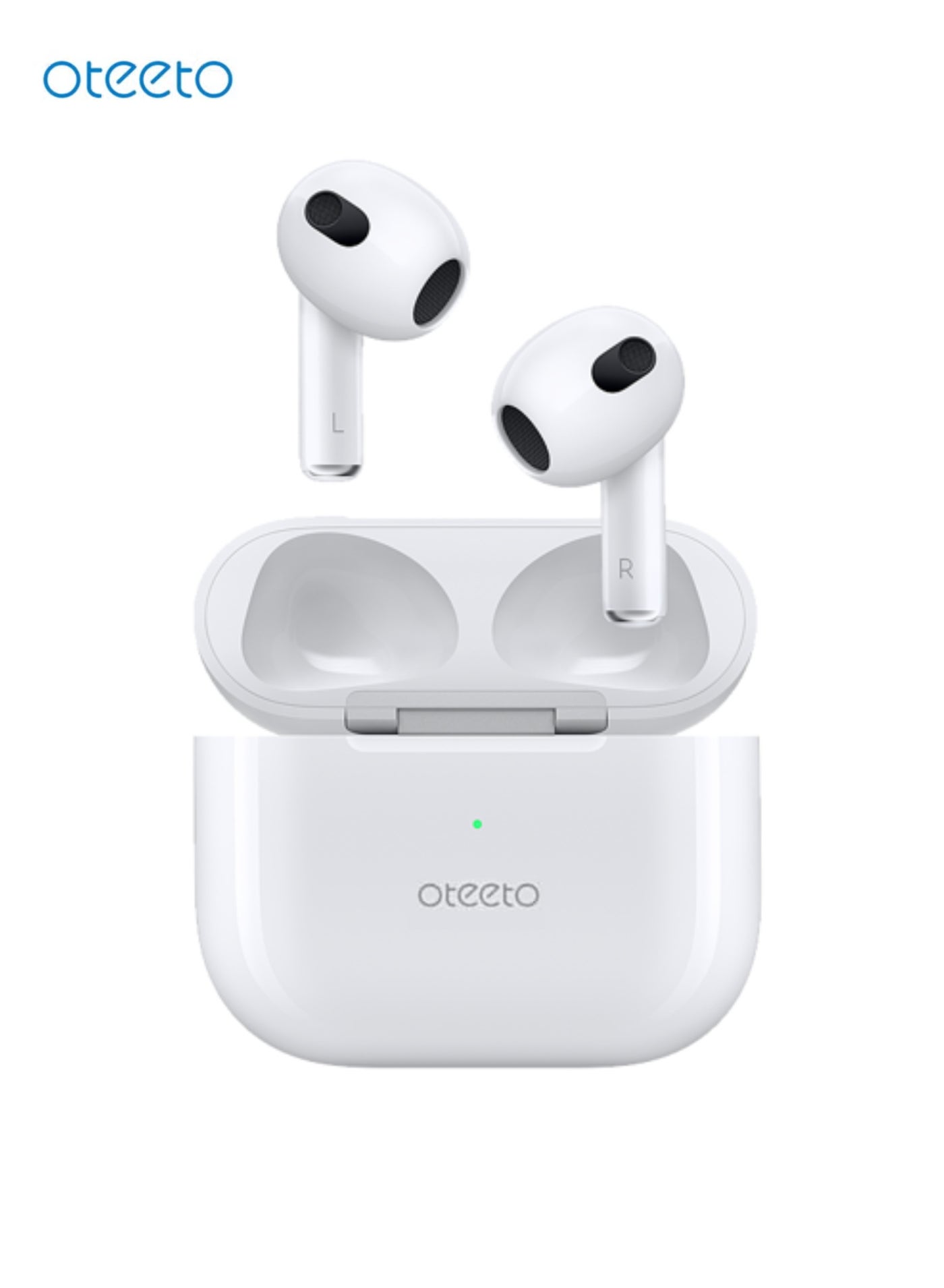 Oteeto 104 3rd Gen Wireless Earbuds – Bluetooth 5.3, Noise Cancelling, Long Battery Life, Touch Control, Waterproof