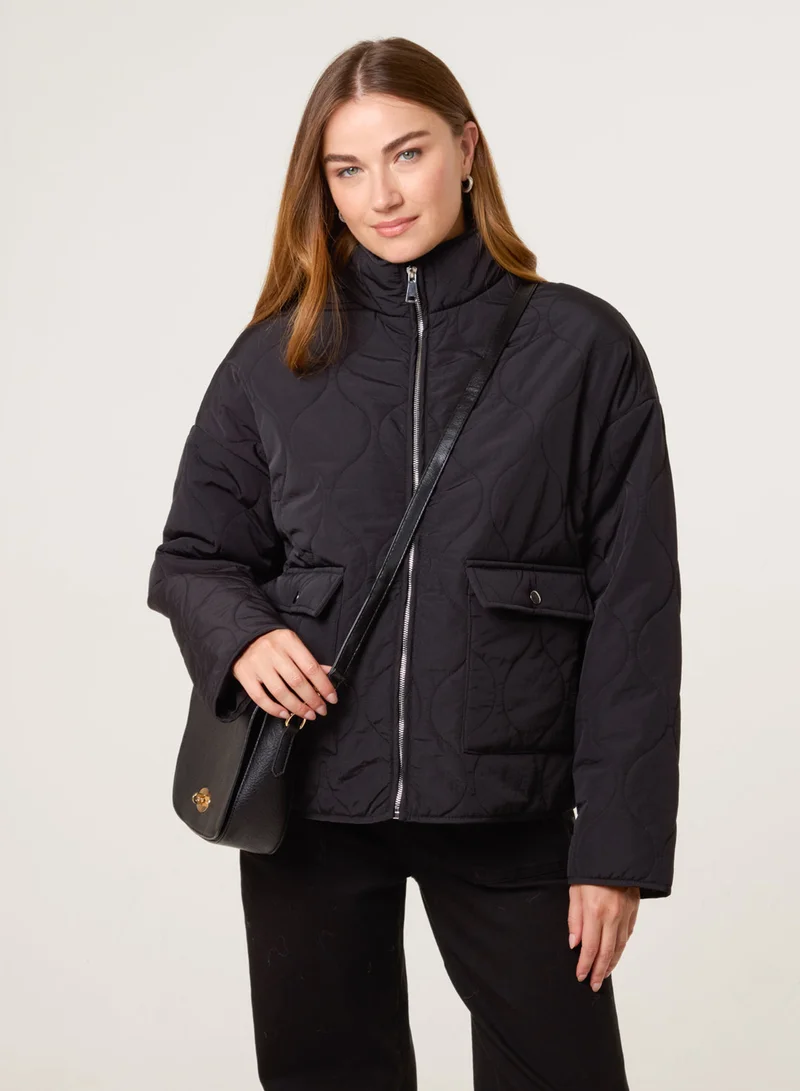 Blue Vanilla Quilted Jacket