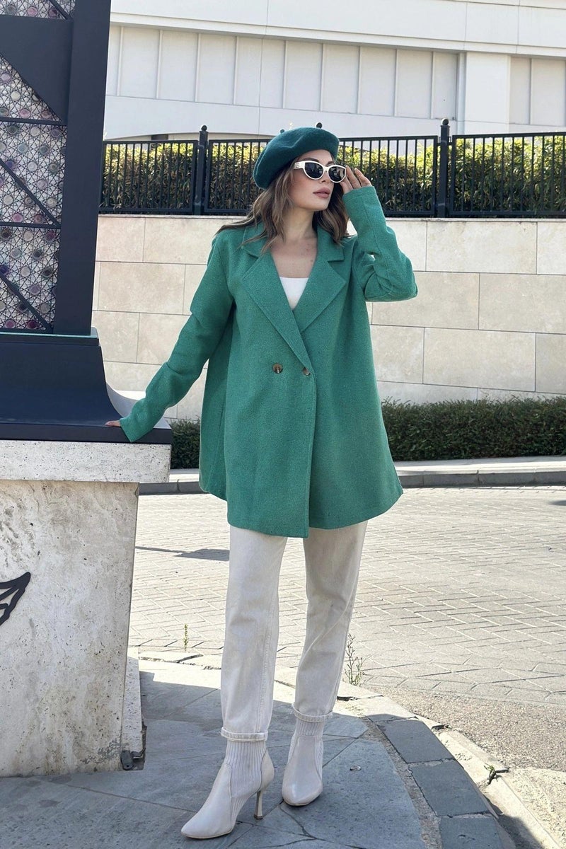 Weshaya Coat Women Green - Image 3