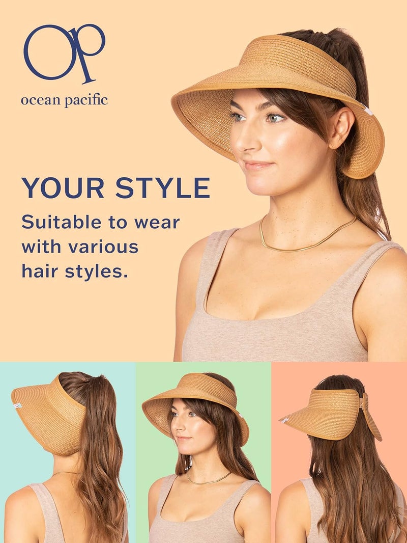 Ocean Pacific womens Roll Up Visor - Image 5