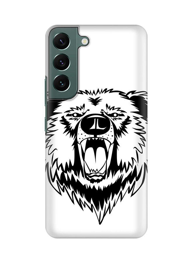 Stylizedd Case for Samsung Galaxy S22 5G Slim Snap Classic Series Shield Matte Finish Print - Grizzly Bear - Image 1
