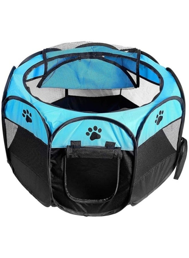 Octagonal Pet Foldable Playpen Tent Dog and Cat Fence - Image 1