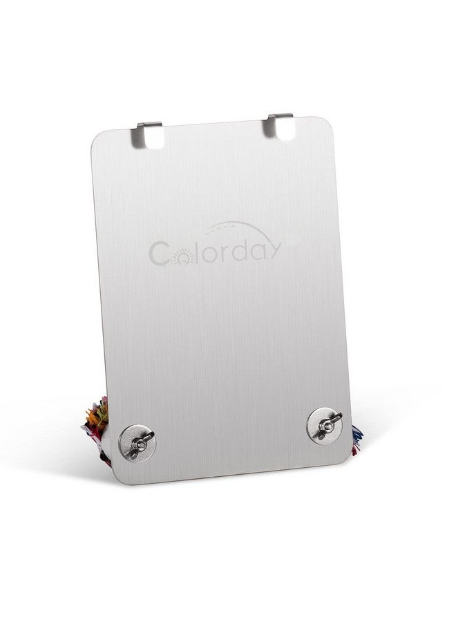 كولورداي مرآة طيور مقاس 9 بوصات مع مجثم حبل، أرجوحة طيور، ألعاب قفص ببغاء لببغاء الكونيور الرمادي الأفريقي، طائر الكوكتيل، طائر الحب، الكناري، كبير - Image 5