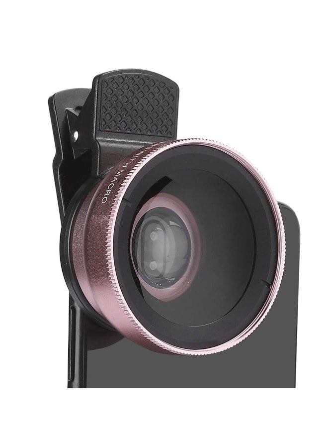 Professional 2 in 1 Lens Universal Clip 37mm Mobile Phone Lens 0.45x 49uv Super Wide-Angle + Macro HD Lens for All Smartphones  - Image 2