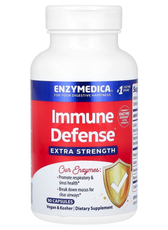 ENZYMEDICA Immune Defense Extra Strength 90 Capsules 