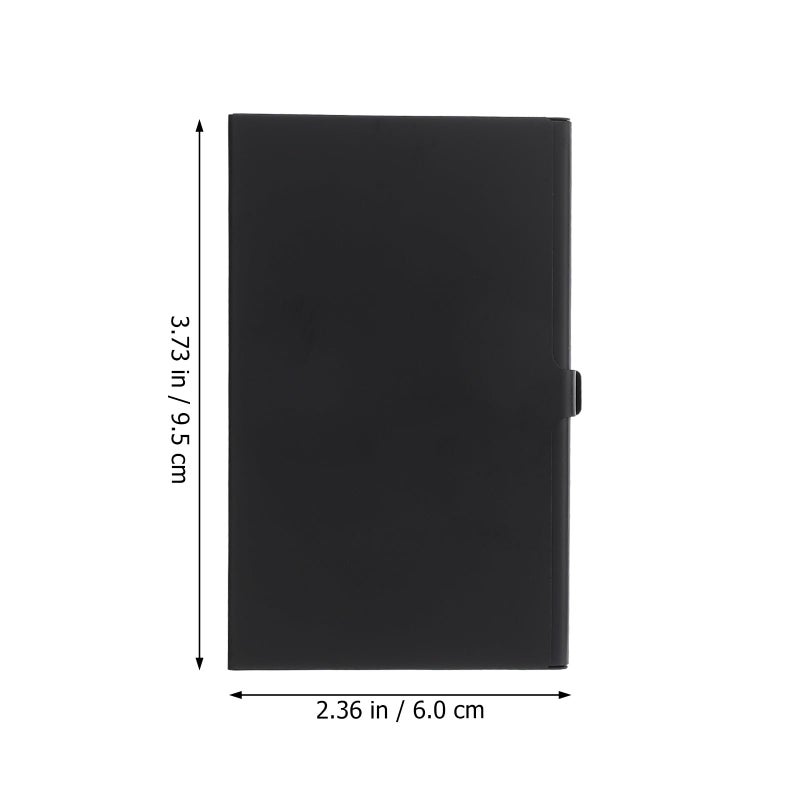 2Pcs Black Memory Card Case Portable Shockproof Waterproof Storage Box for Flash Cards - Image 3