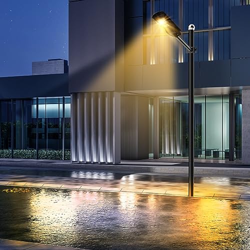 Epyz 30 Watt Solar Street Light Outdoor Waterproof with Motion Sensor with Mounting Pole for Garden, Street, Lawn, Patios and Pathways [ Pack of 1, Warm Yellow, 117LED ] - Image 3
