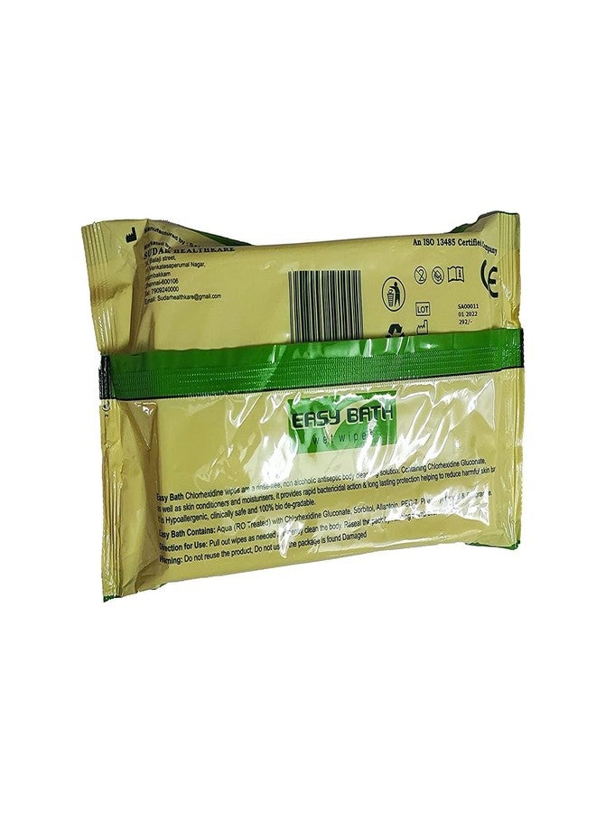 Easy Bath Wipes Wet Wipe Large - Combo of 24 - Image 2
