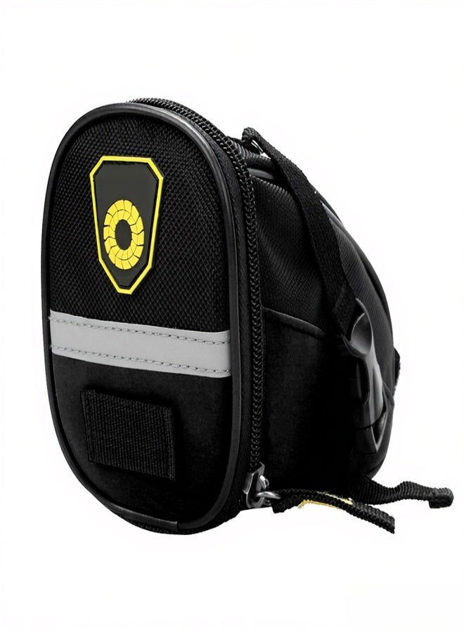 B-SOUL Cycling Saddle Bag MTB Bike Bicycle Seat Bag Repair Tools Pouch Pack with Reflective Strip - Image 1