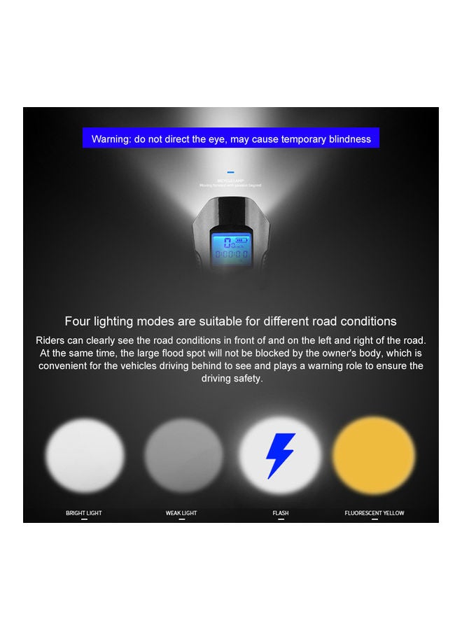 NIBEMINENT USB Rechargeable LED Bike Light - Image 3