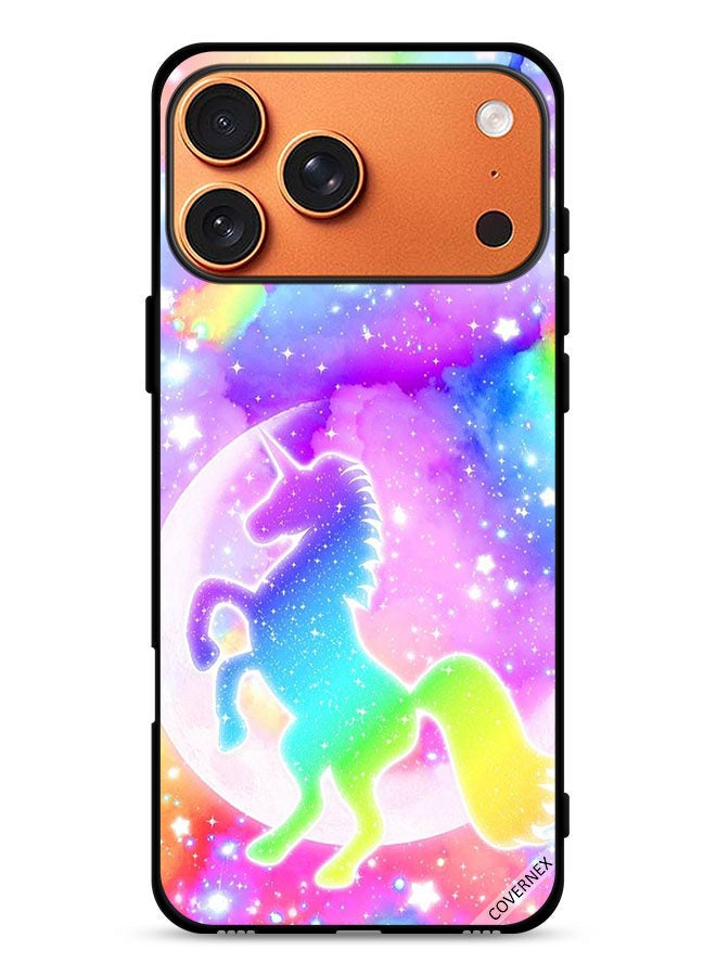 Covernex Apple iPhone 17 Pro Max Protective Case Cover Rainbow Unicorn - Image 1