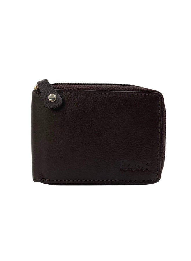 LAVERI LEATHER Fullzip leather mens Wallet #1756Z - Image 3