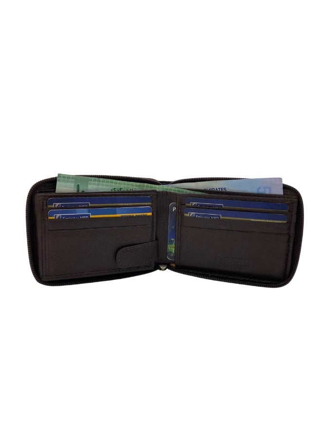 LAVERI LEATHER Fullzip leather mens Wallet #1756Z - Image 2