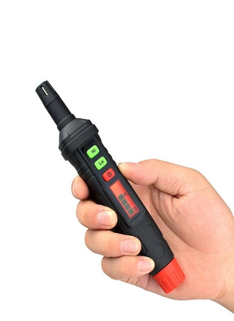 Gas Leak Detector Natural Gas Detector with Audible and Visual Alarms Locates the Source of Gas Leaks Black