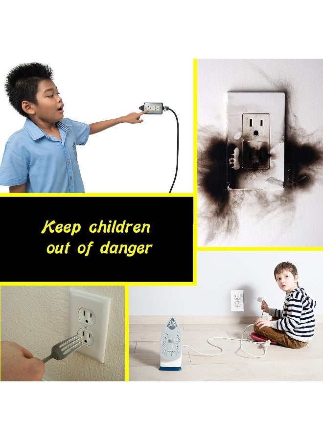 Driddle Outlet Plug Baby Safety Covers - 50 Pack - Protect Little Kids from Electrical Danger with Child Proof Socket Caps - White - Image 4