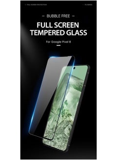 DUX DUCIS 10D Tempered Glass Screen Protector, Designed for Google Pixel 8, Medium Alumina Glass Film Full Glue HD Clear Phone Screen Protector - Black - pzsku/Z1D087B48880CE0EDB2DAZ/45/_/1730200072/20fa9336-d254-455e-80ac-12f0593b670f