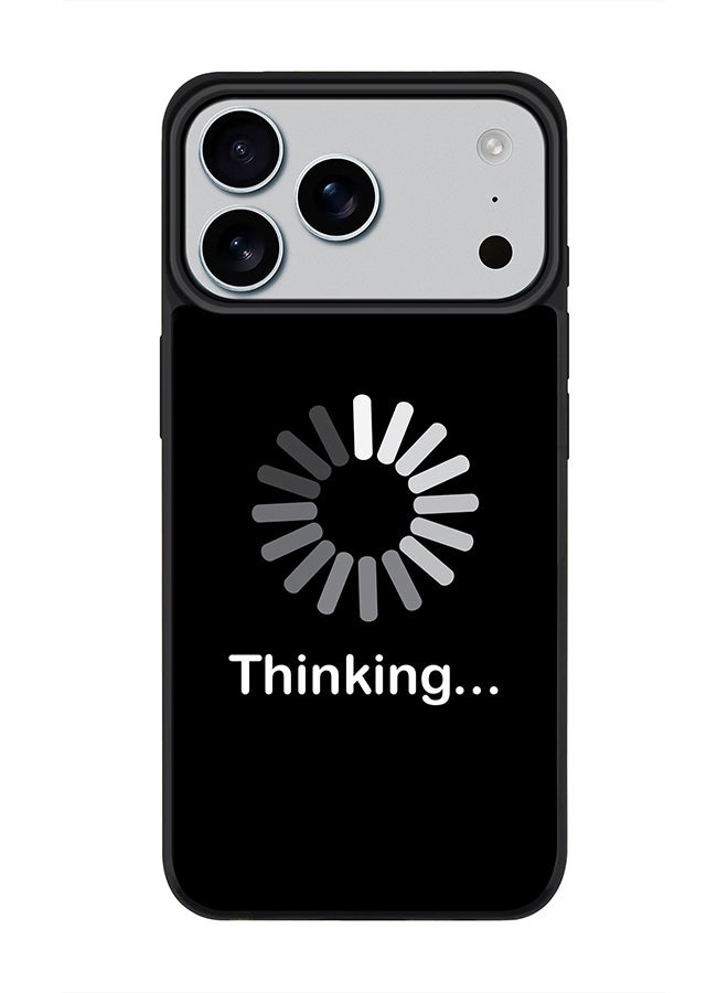 Stylizedd iPhone 17 Pro Max Case, [Compatible with MagSafe] Slim Magnetic cover Phone Case iPhone 17 Pro Max -Thinking - Image 1