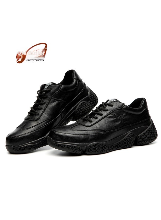 Old housekeeper Butler Safety Shoes Men'S Anti-Smashing Anti-Piercing Waterproof Oil-Resistant Wear-Resistant Lightweight Functional Shoes 926 Size 42 - Image 5