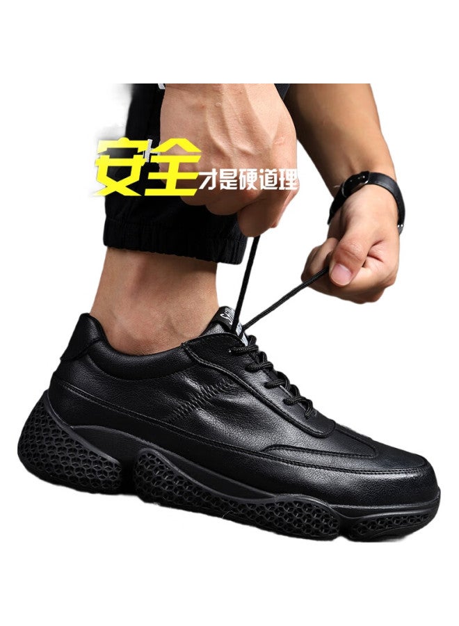 Old housekeeper Butler Safety Shoes Men'S Anti-Smashing Anti-Piercing Waterproof Oil-Resistant Wear-Resistant Lightweight Functional Shoes 926 Size 42 - Image 1