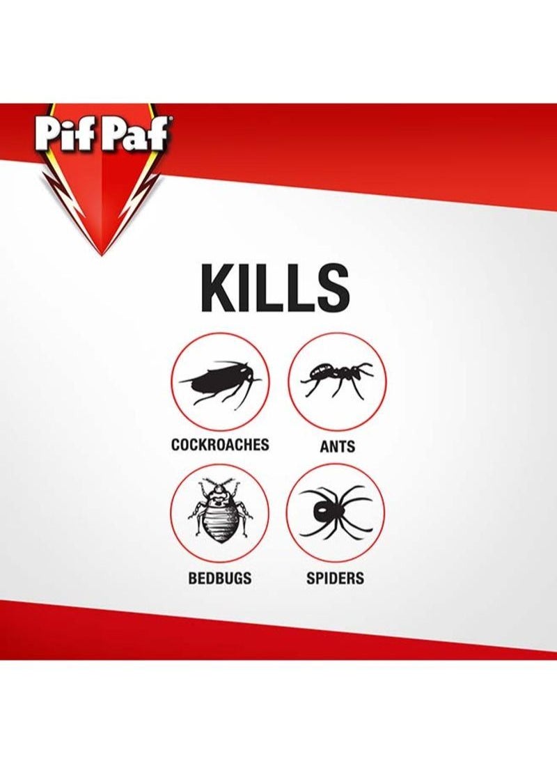Pif Paf Insta Kill Mosquito And Fly Killer 400ml Pack of 4