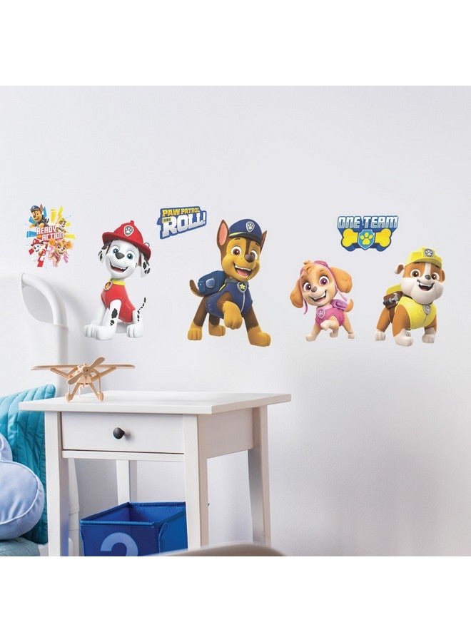 WALL PALZ Paw Patrol Puppies Wall Decals - Chase Marshall Rubble Skye Vinyl Wall Sticker Bedroom Decorations - Paw Patrol Room Decor Peel and Stick - Image 1