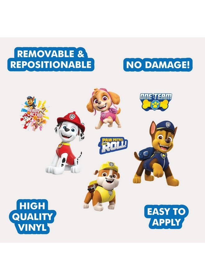 WALL PALZ Paw Patrol Puppies Wall Decals - Chase Marshall Rubble Skye Vinyl Wall Sticker Bedroom Decorations - Paw Patrol Room Decor Peel and Stick - Image 2