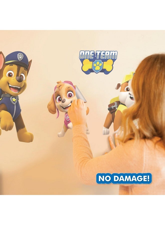 WALL PALZ Paw Patrol Puppies Wall Decals - Chase Marshall Rubble Skye Vinyl Wall Sticker Bedroom Decorations - Paw Patrol Room Decor Peel and Stick - Image 4