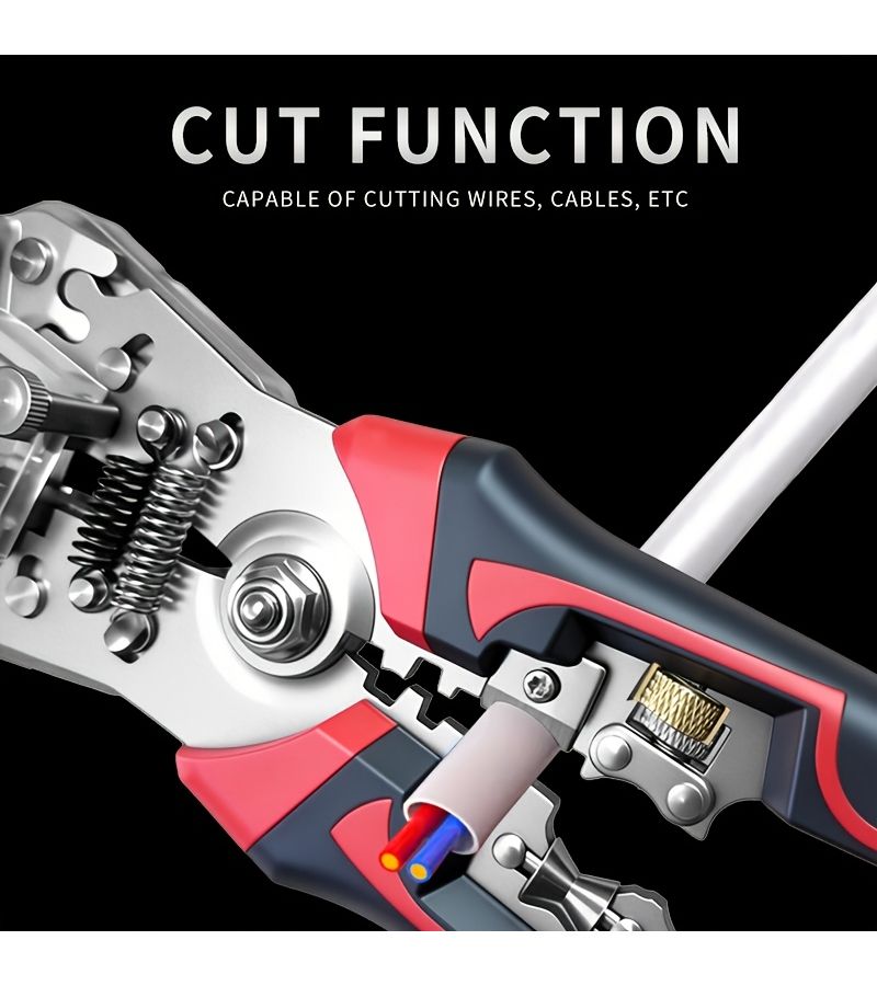 1pc Automatic Wire Stripper Multifunctional Professional Electrician Crimping Tool - Image 2