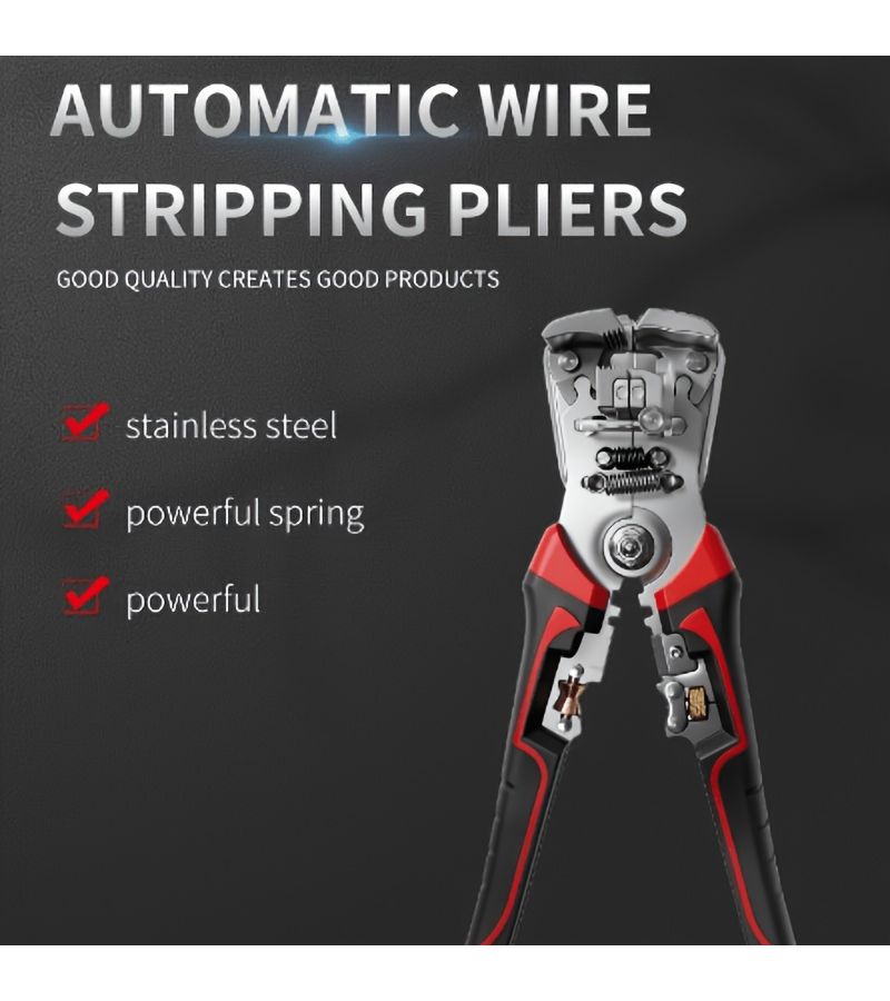 1pc Automatic Wire Stripper Multifunctional Professional Electrician Crimping Tool - Image 4