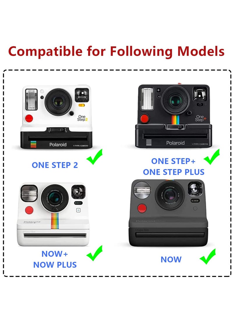KASTWAVE Hard Case for Polaroid OneStep 2/OneStep+/Now/Now+ - I-Type Instant Film Camera- EVA Cloth Protective Bag for Polaroid One Step 2/One Step+ Plus/Now/Now+ Plus Instant i-Type Camera - Black - Image 2