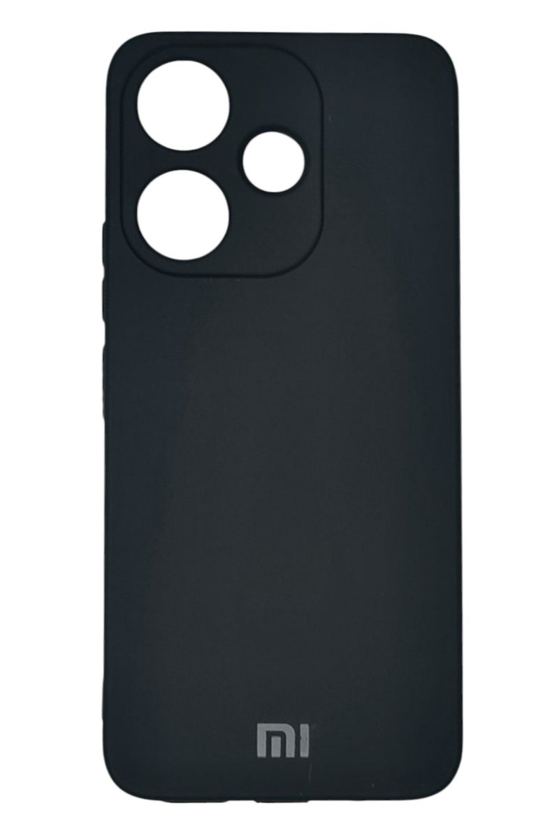 Xiaomi Redmi 13 Silicone Case Cover With Camera Protection - Black