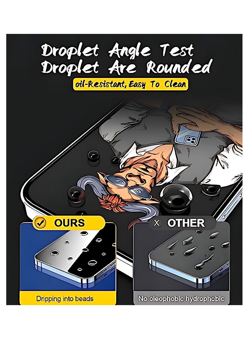 AJYAL [HD] iPhone 14 PRO Screen Protector [Premium Tempered Glass] Auto Alignment Frame Easy Installation, Tempered Glass HD Clear, Anti-Scratch, Anti-Fingerprint iPhone 14 PRO - Image 3