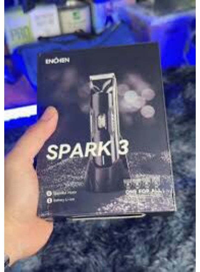 إنشن ماكينة تشذيب الشعر اللاسلكية المقاومة للماء سبارك 3 من إنشن - متعددة الأغراض للعناية باللحية والشعر والجسم - Image 3