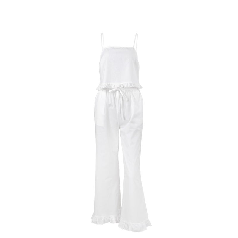 Women's Cotton Camisole Pajama Set - Image 5