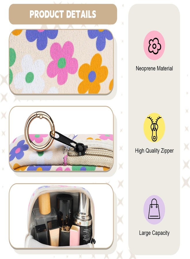Playexen Period Bag for Teen Girls, Neoprene Cute Sanitary Napkin Storage Bag, Menstrual Pad Pouch Tampon Holder (Hearts - Image 3