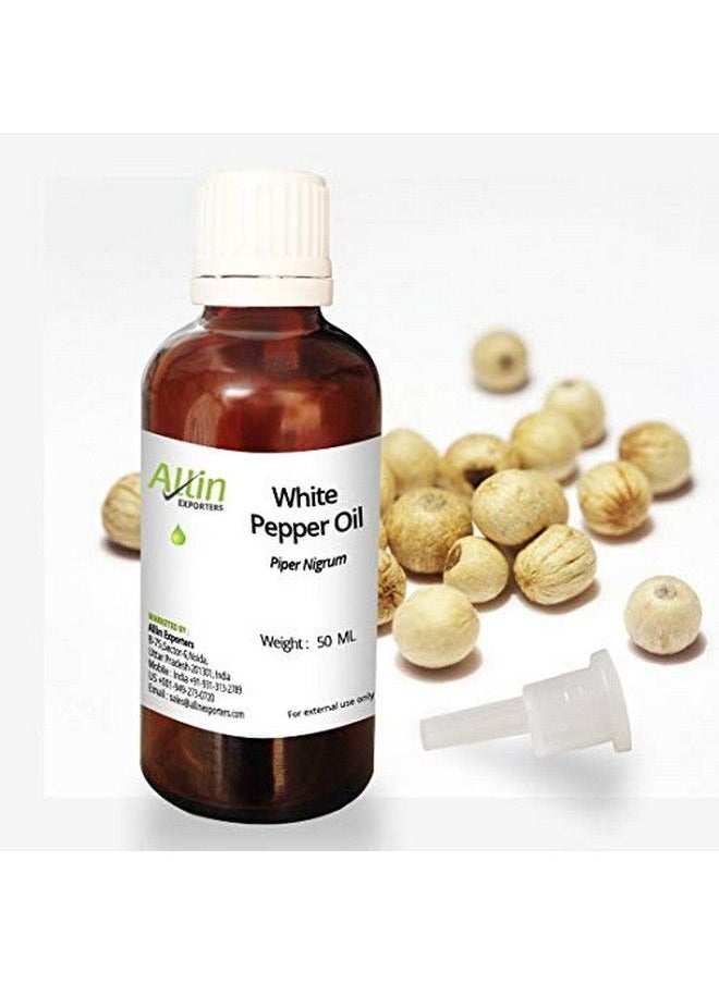Allin Exporters White Pepper Oil 100% Pure l & Undiluted 50 ML  - Image 2