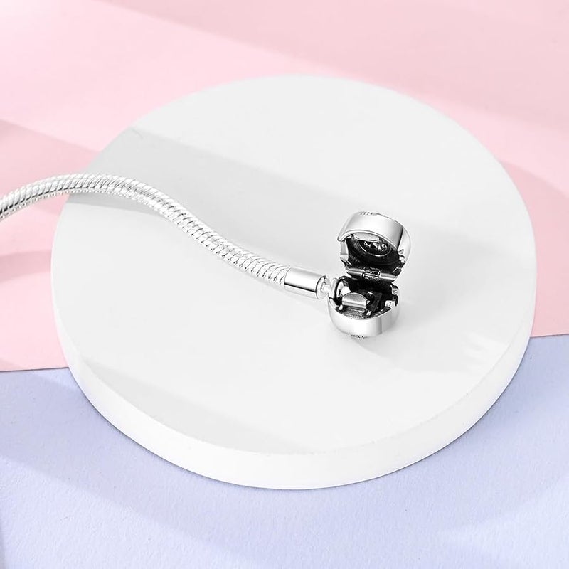 NARMO 925 Sterling Silver Bracelets for Women Love Heart Bracelets Butterfly Snake Bracelets fit Pandora Charm Beads Various Snake Charm Bracelets Size 6.7in-7.9in - Image 3