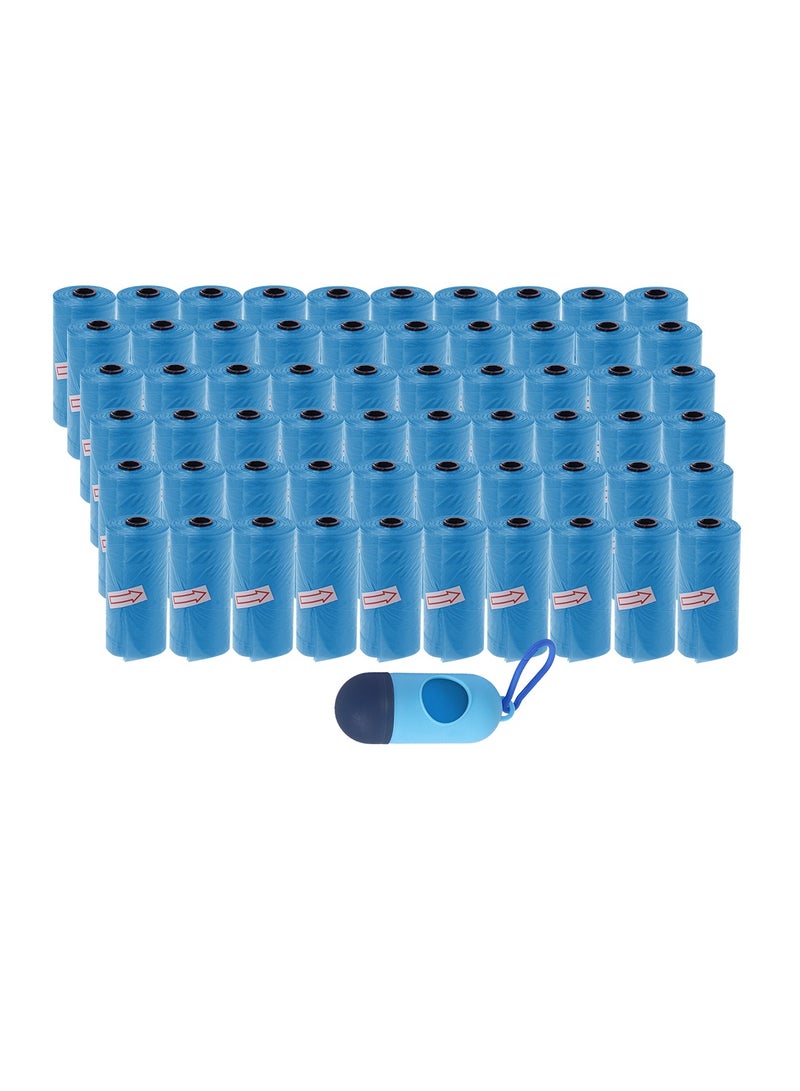 STAR BABiES Star Babies Disposable Scented BAG Pack of 60 (900bags) & Dispenser - Blue  - Image 1