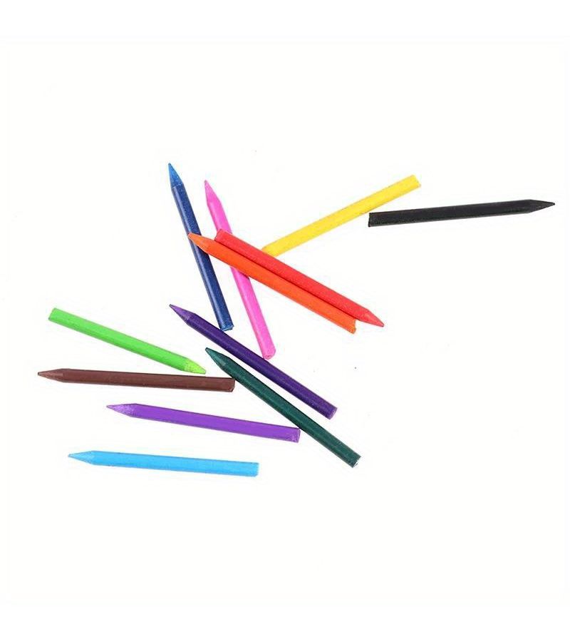 Miniature Art Supplies 13pcs Tiny Crayons Watercolor Set Brushes Random Color for Living Room Scene Decor - Image 5