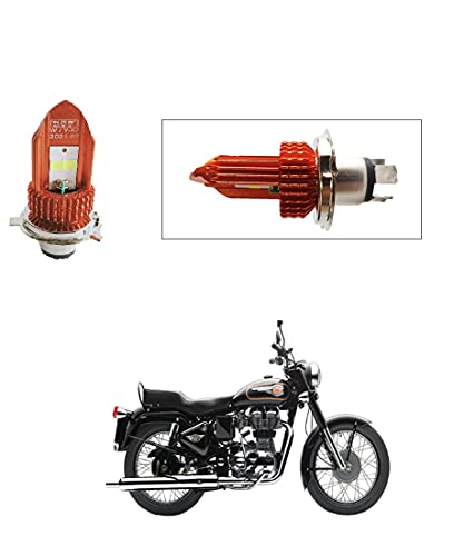PRIKNIK Led Headlight Bulb 30W Two Color White/Yellow Light H4 Lamp Compatible With R-oyal Enfield Bullet 350 - Image 3