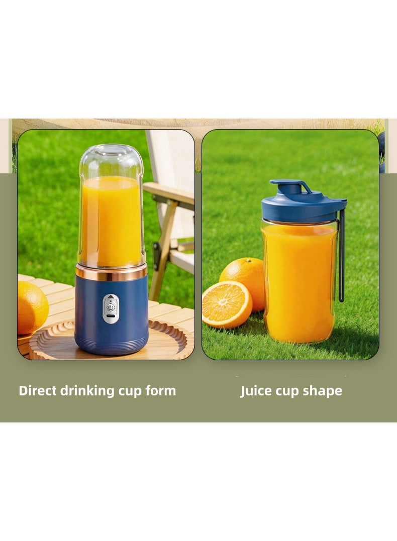 VENTRA Dual‑Cup Portable Blender, 6‑Blade Rechargeable Mini Juicer - Image 2